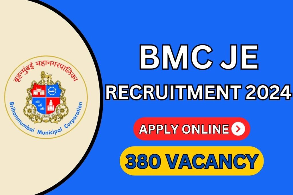 BMC JE Recruitment 2024