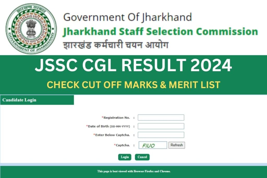 JSSC CGL Result 2024 - Cut Off Marks