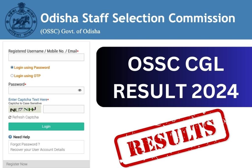 OSSC CGL Result 2024