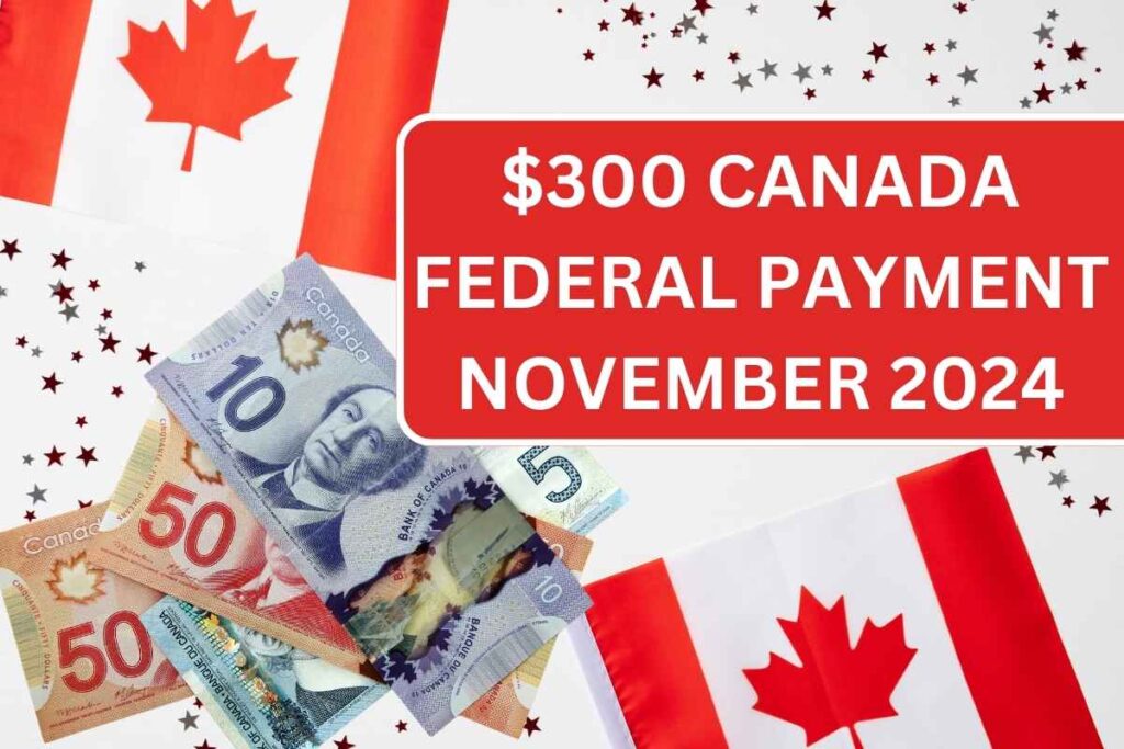 $300 Canada Federal Payment November 2024 - Check Dates, Amount & Eligibility