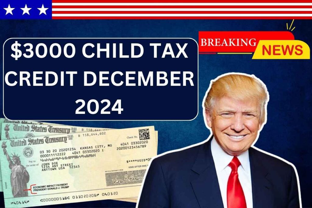 $3000 Child Tax Credit December 2024 - Check Eligibility