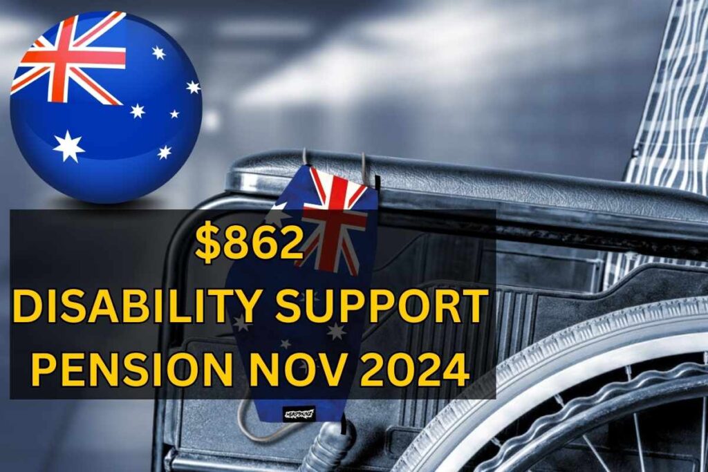 $862 Disability Support Pension Nov 2024