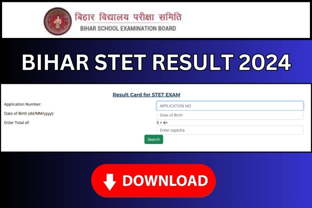 Bihar STET Result 2024