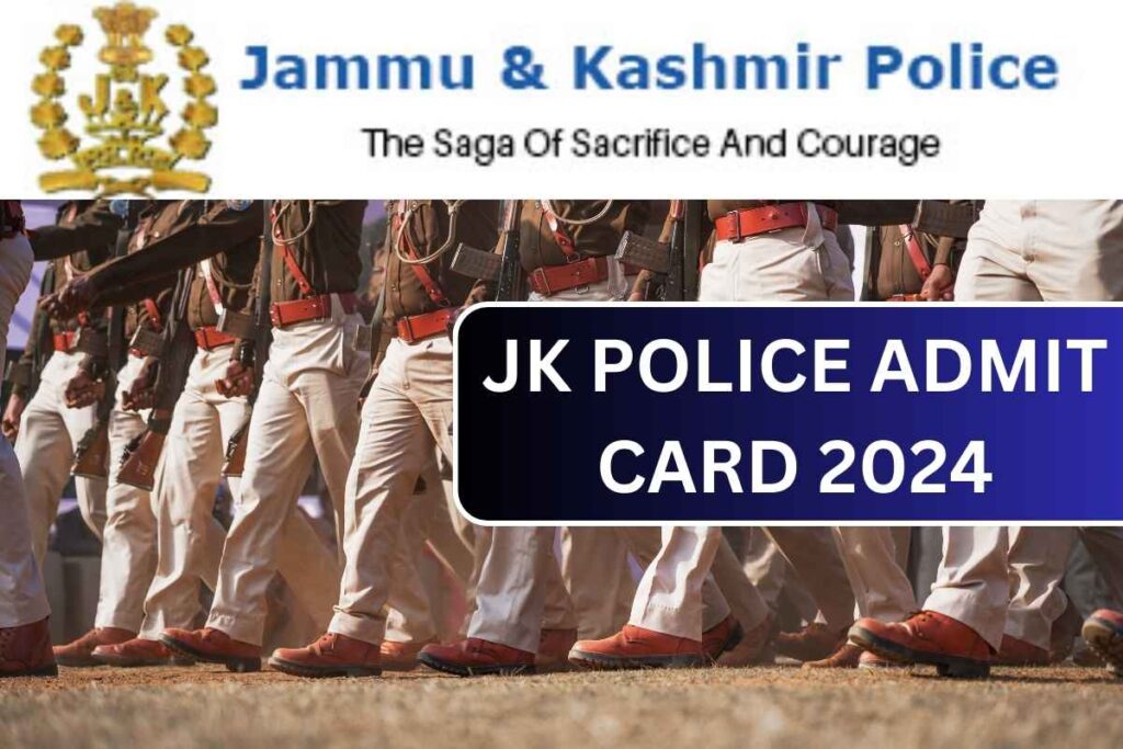 JK Police Admit Card 2024