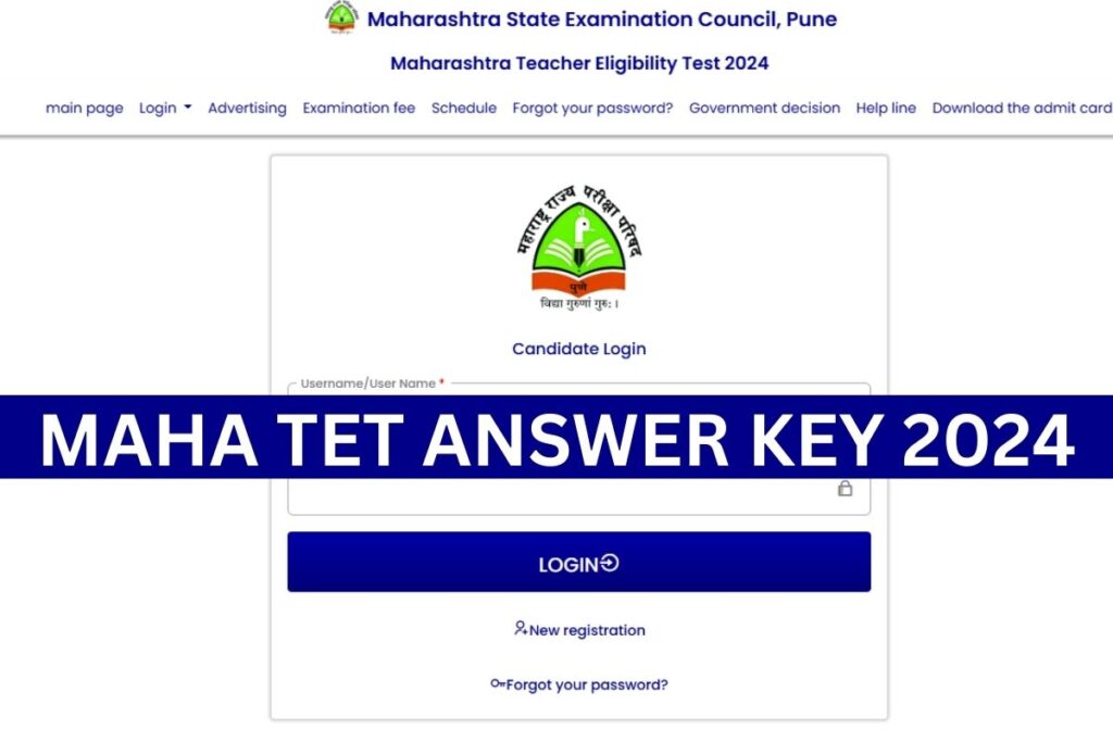 Maha TET Answer Key 2024, Paper 1 & Paper 2 Solutions