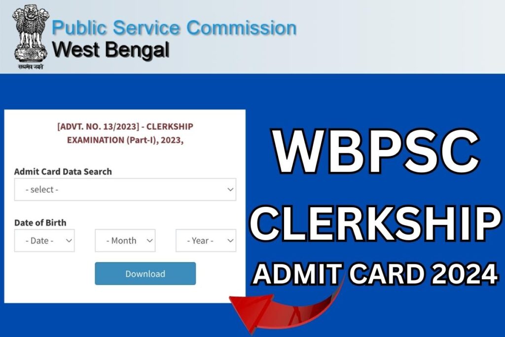 WBPSC Clerkship Admit Card 2024